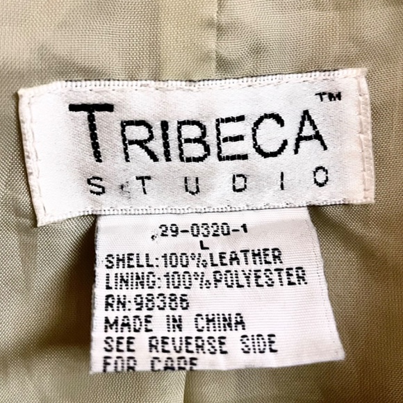Tribeca Studio Tan Leather Jacket - Picture 3 of 3